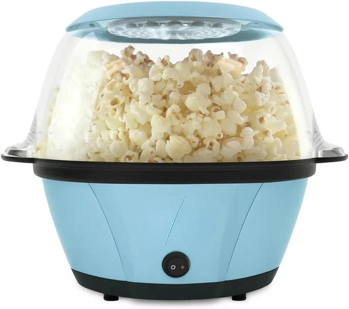Popcornmachine - Popcornmaker - Filmavond Thuis - Roerstaaf Technologie - 4 Liter - Blauw
