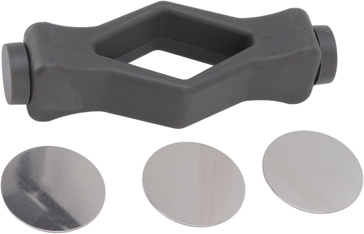 Wasmachine Deur Prop - Ventilatiehouder Wasmachine - Wasmachine Ventileren - Sterke Magneet - 12 x 3 x 2 cm - Grijs