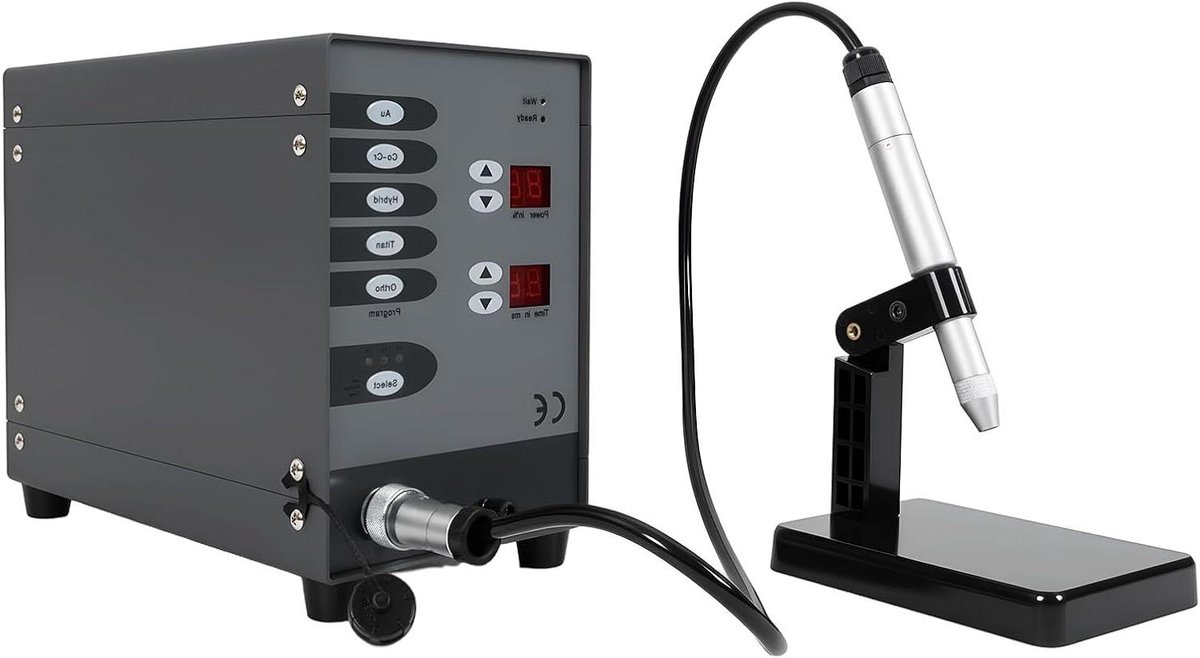 Automatische Lasmachine - Doe-het-zelf Lasapparaat - Sieraden Repareren - LCD Scherm - 28 x 15.5 x 23.5 cm - Grijs