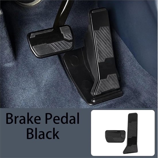 Autopedaalhoezen - Pedaal Covers - Verbeter Rijervaring - Antislip Oppervlak - Voor Zeekr 7X - Zwart — afbeelding 4