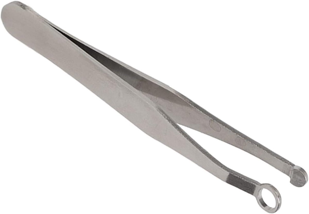 Neushaartrimmer Pincet - Roestvrijstalen Clip - Nauwkeurig Trimmen - Bladloos Ontwerp - 1 Aantal - Zilver