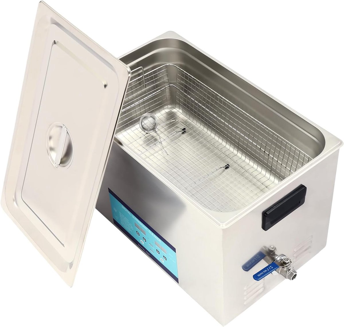 Ultrasoon Reiniger - Ultrasoon Bad - Grondig Reinigen - Dubbele Frequentie - 30 Liter - Zilver