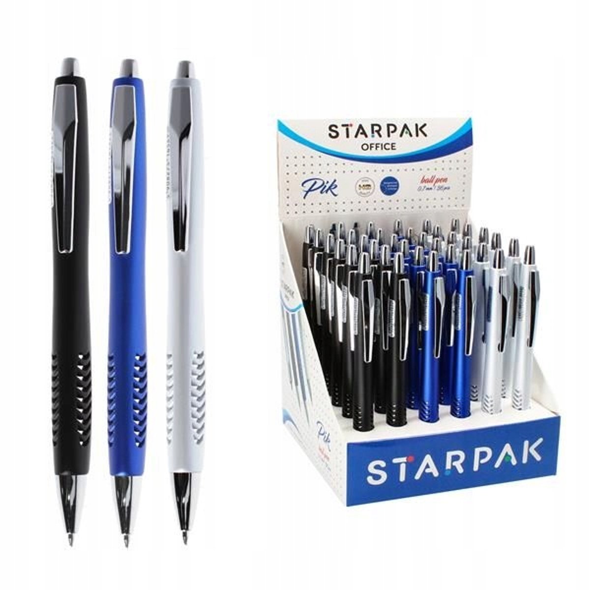 Automatische Pen Blauw 0,7mm - Verschillende Kleuren Behuizing
