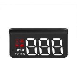 Head Up Display Auto - Autosnelheidsmeter Digitale Projector - Veilig Rijden - Dubbel Systeem OBD GPS