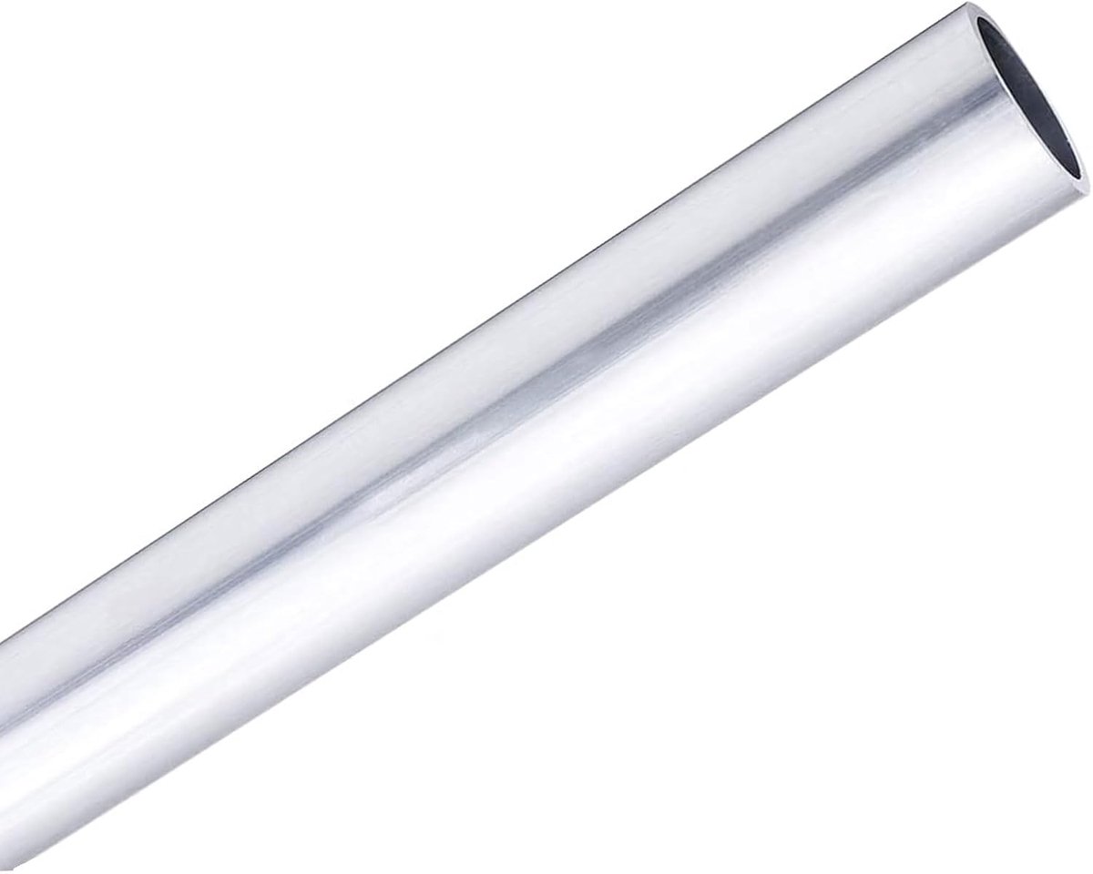 Aluminium buis - Ronde profiel - Doe-het-zelf projecten - Hoge bewerkbaarheid - 64mm x 3mm x 500mm - Naturel