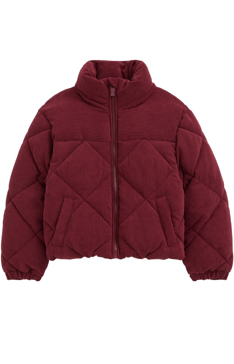 We Fashion Meisjes Gewatteerde Jas Van Corduroy
