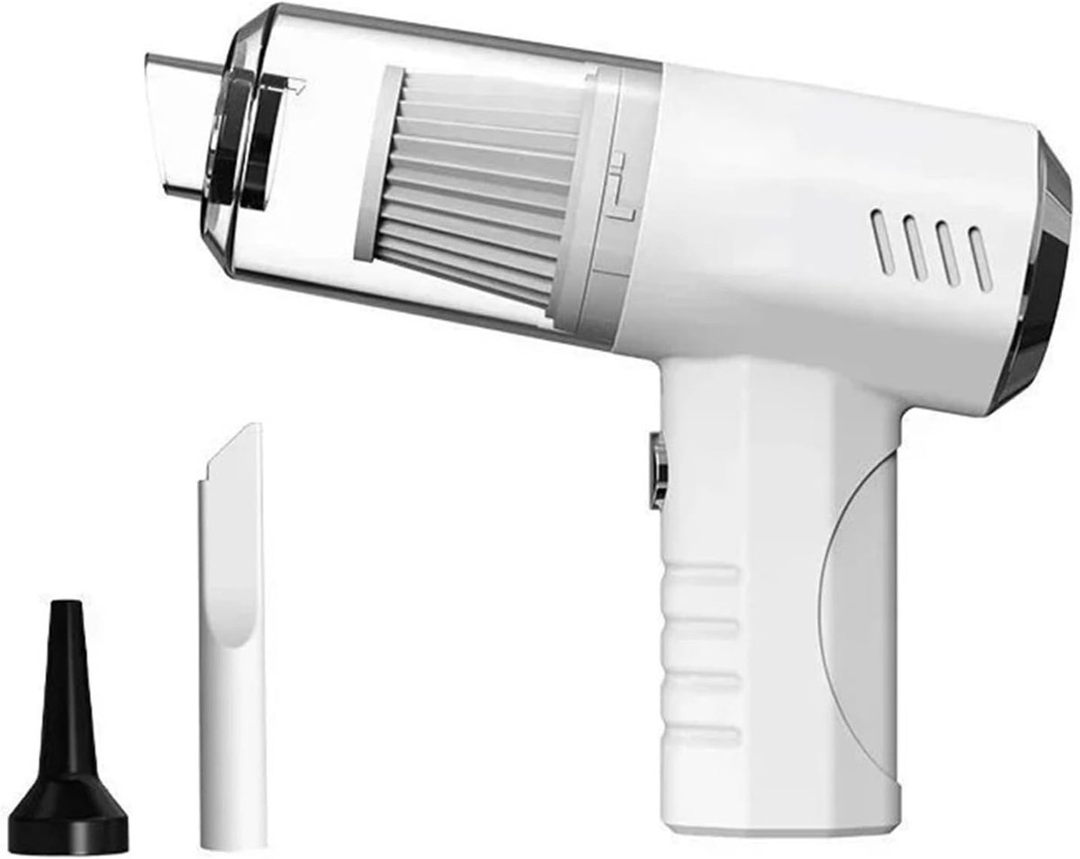 Draagbare Kruimeldief - Auto Stofzuiger - Auto Interieur Reinigen - Krachtige Zuigkracht - 400 Gram - Zwart