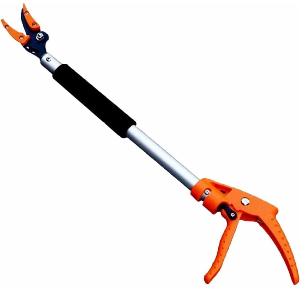 carmdering - Telescopische Snoeischaar - Snoeier Lange Steel - Takken Snoeien - Uitschuifbaar Bereik - Oranje