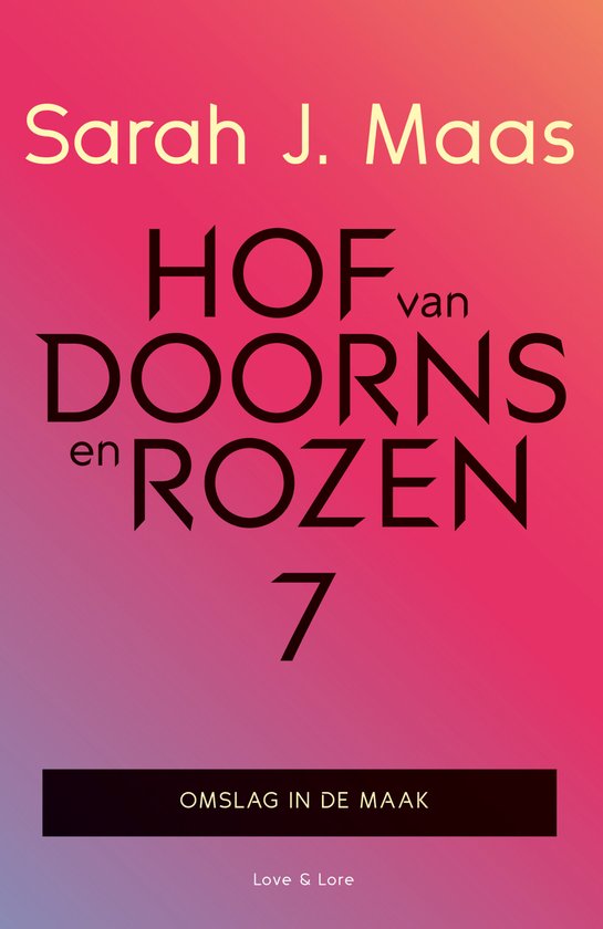 Hof van doorns en rozen 7 - Hof van doorns en rozen #7 - cover