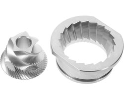 Koffiemolen Maalschijf - Espresso Maalschijf - Koffie Malen - Roestvrij Staal - 41x48x20 mm - Zilver