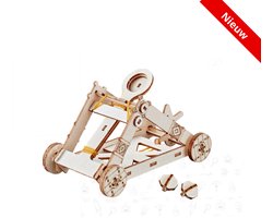 Kitcreatives- Bouwpakket STEM Katapult- Science Kit