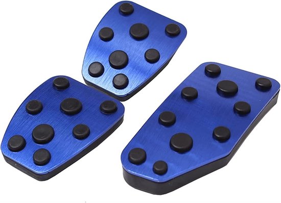 Pedaal Covers Auto - Antislip Pedaal Sets - Verbeterde Grip - Vergroot Contactoppervlak - AT 3 stuks - Zwart — afbeelding 4