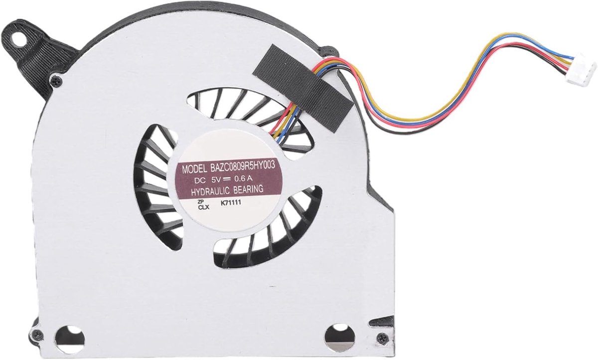 CPU Koelventilator - Laptop Ventilator - Laptop Koeling - Stille Werking <25dB - 4Pin - Metaal