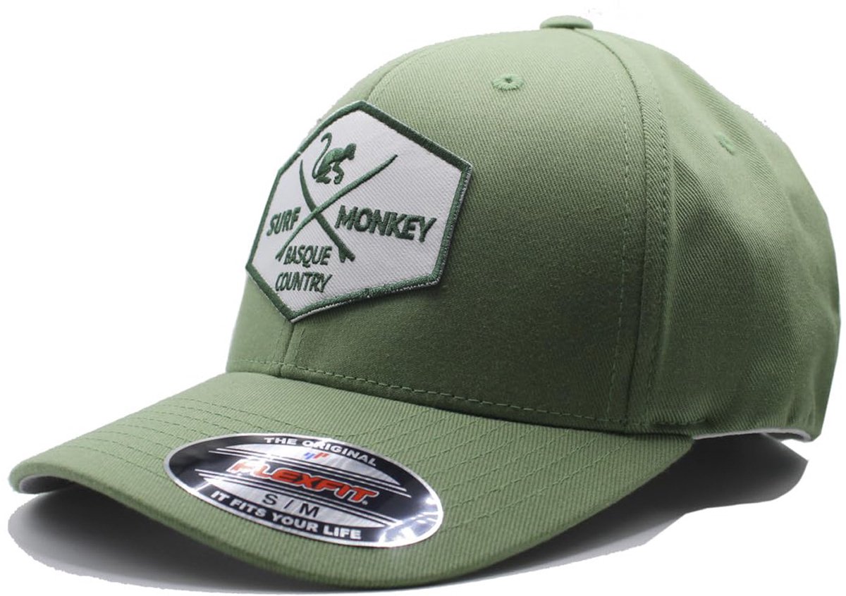 Baseballpet - Unisex / Elastische pasvorm (Sage S-M)