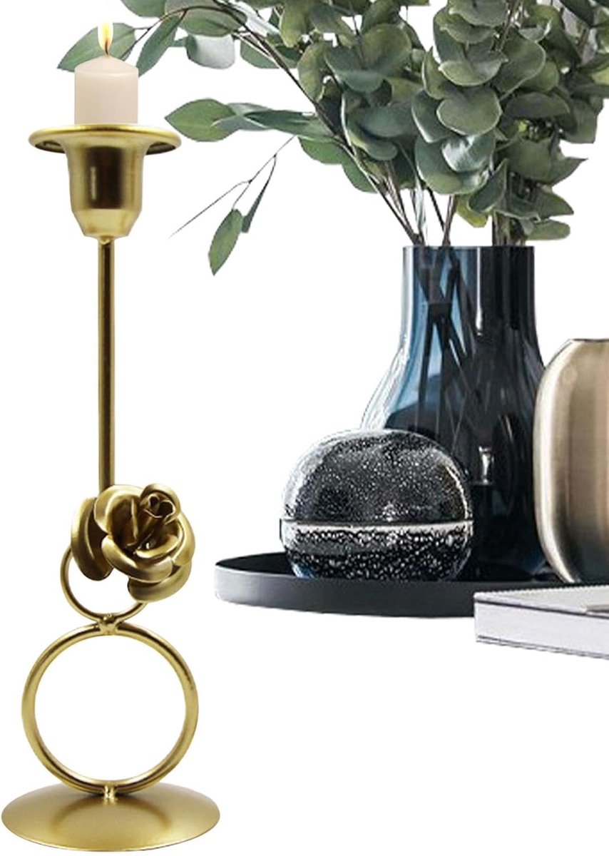 Kroonluchter Kandelaar - Metalen Kaarsenhouder - Feestelijke Decoratie - Europees Design -