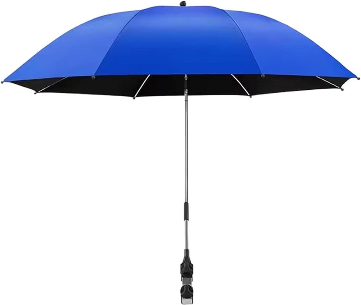 Grote Strandparasol - Outdoor Parasol - Zonwering Buiten - Winddicht UV Bescherming - 106 cm - Donkerblauw