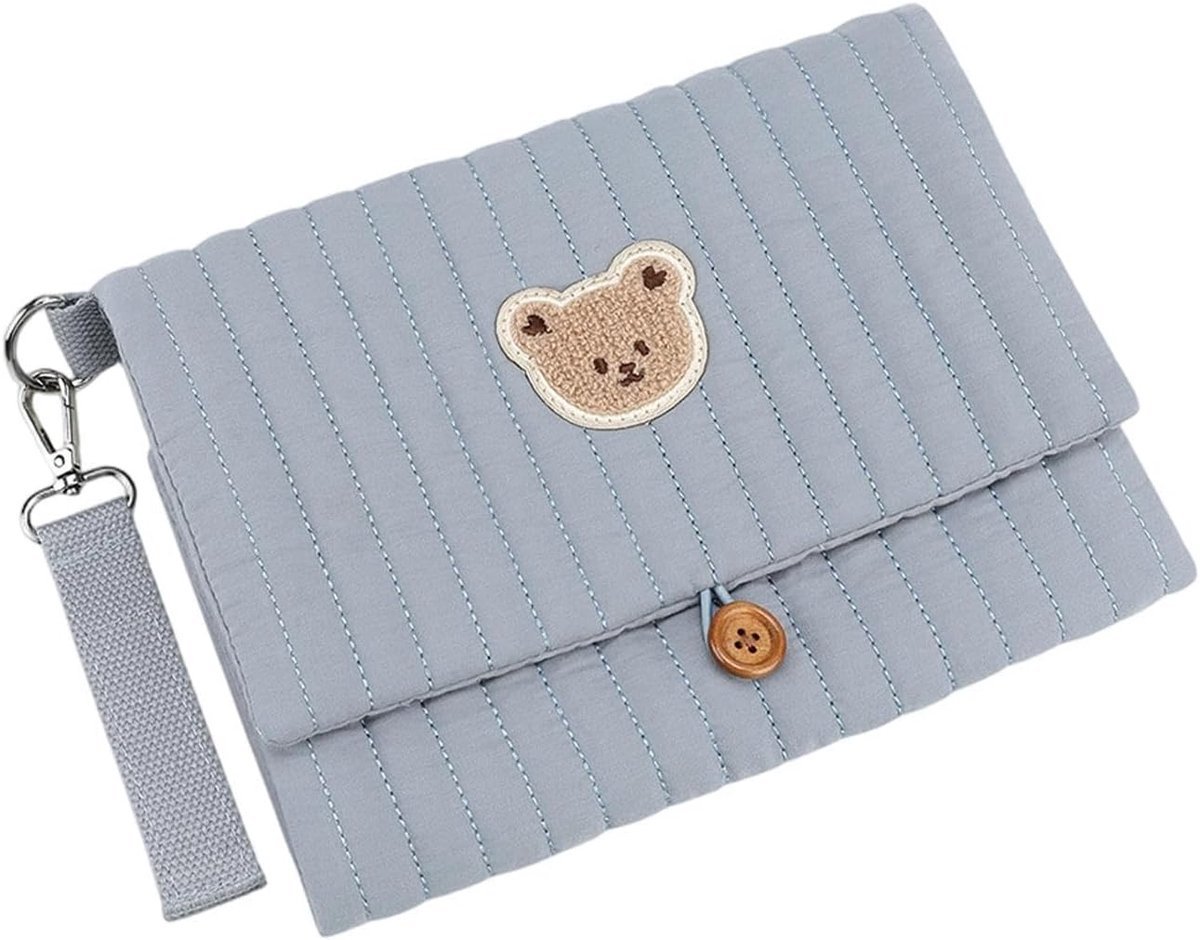 Luier Organizer - Opvouwbare Tas - Baby Spullen Opslag - Met Kinderwagenriemen - 24x19cm - Blauw
