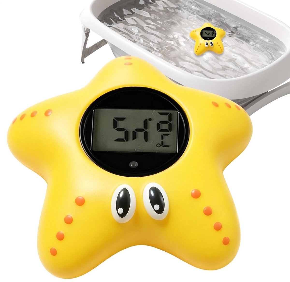 Badthermometer Kinderen - Drijvend Speelgoed - Veilig Baden - Kleurgecodeerde Veiligheid - 6 x 6 x 5 cm - Uniek