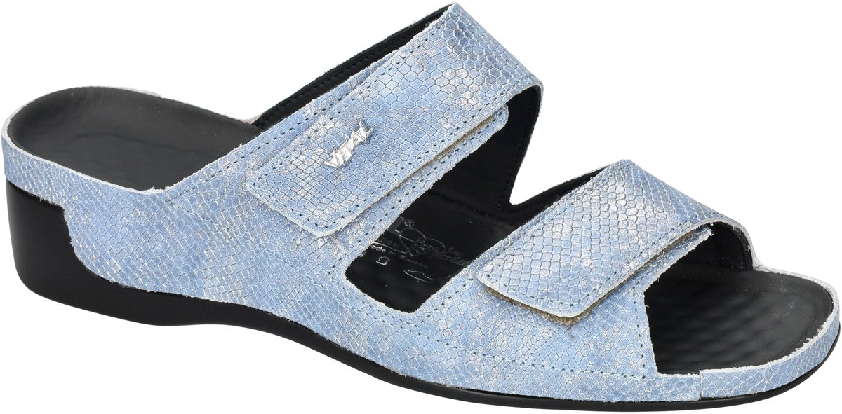 Vital -Dames - blauw licht - slippers & muiltjes - maat 38