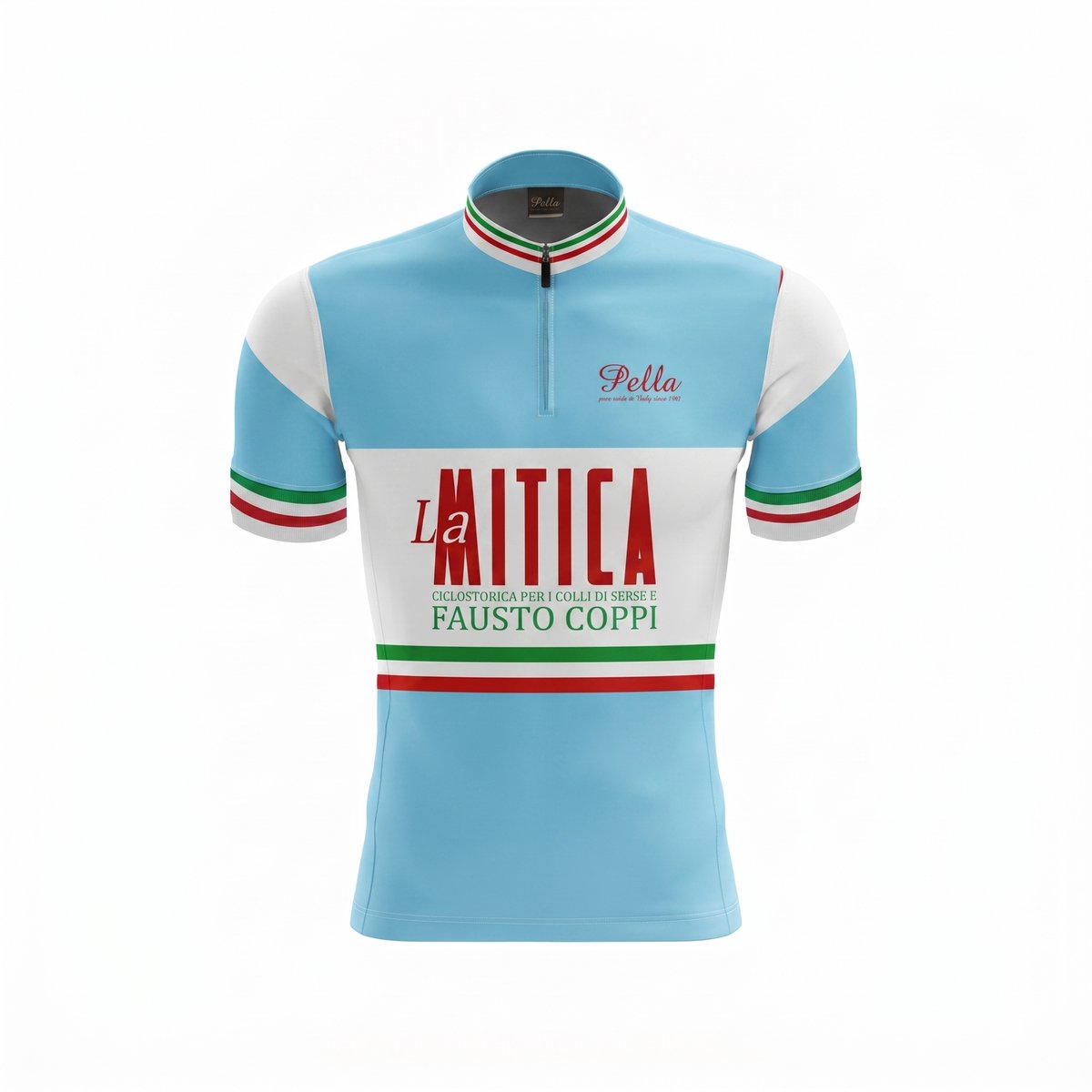 Pella - La Mitica Fausto Coppi - fietsshirt korte mouwen - wielrenshirt zomer - 3XL