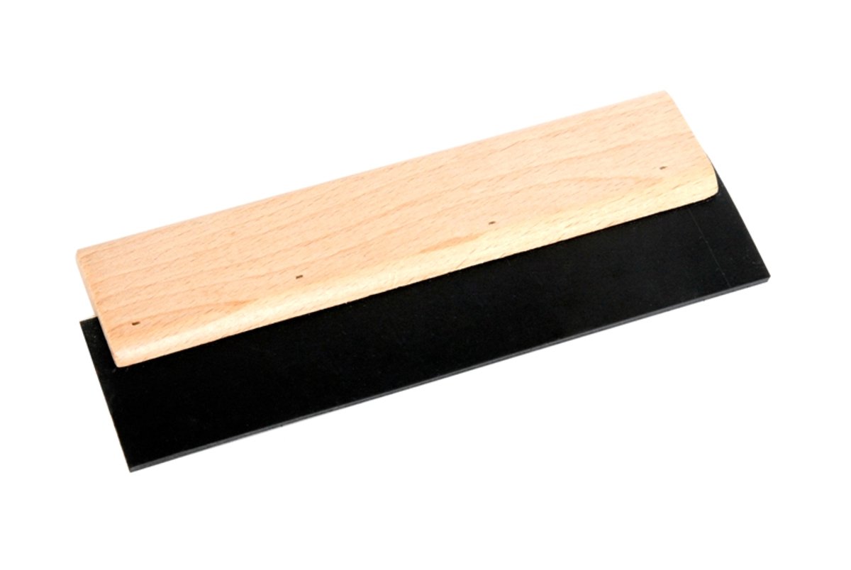 Instar EPM Serie - Voegen Spackmes - 30cm - Rubberen Werktuigdeel - Houten Handvat