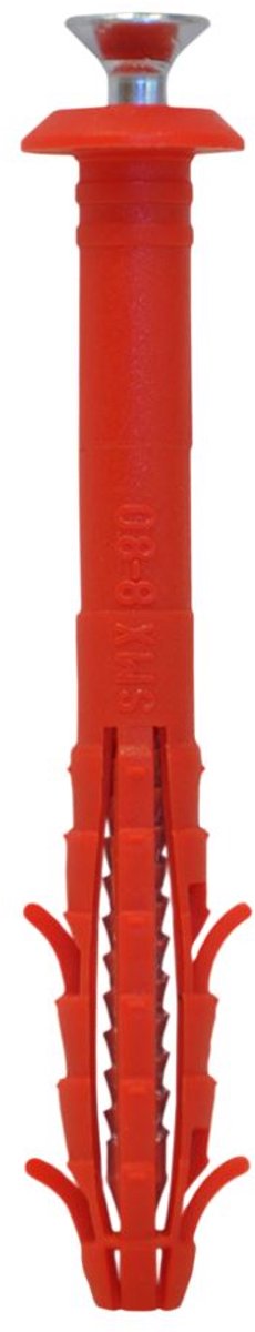 Amex - Snel Montageplug met Flens - 6x60MM - Vierzijdige Spreiding