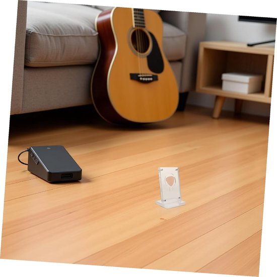 Plectrum Display - Verzamelhouder - Plectrums Tonen - Stofdichte Structuur - 9 x 6.5 x 4.5 cm - Transparant — afbeelding 2