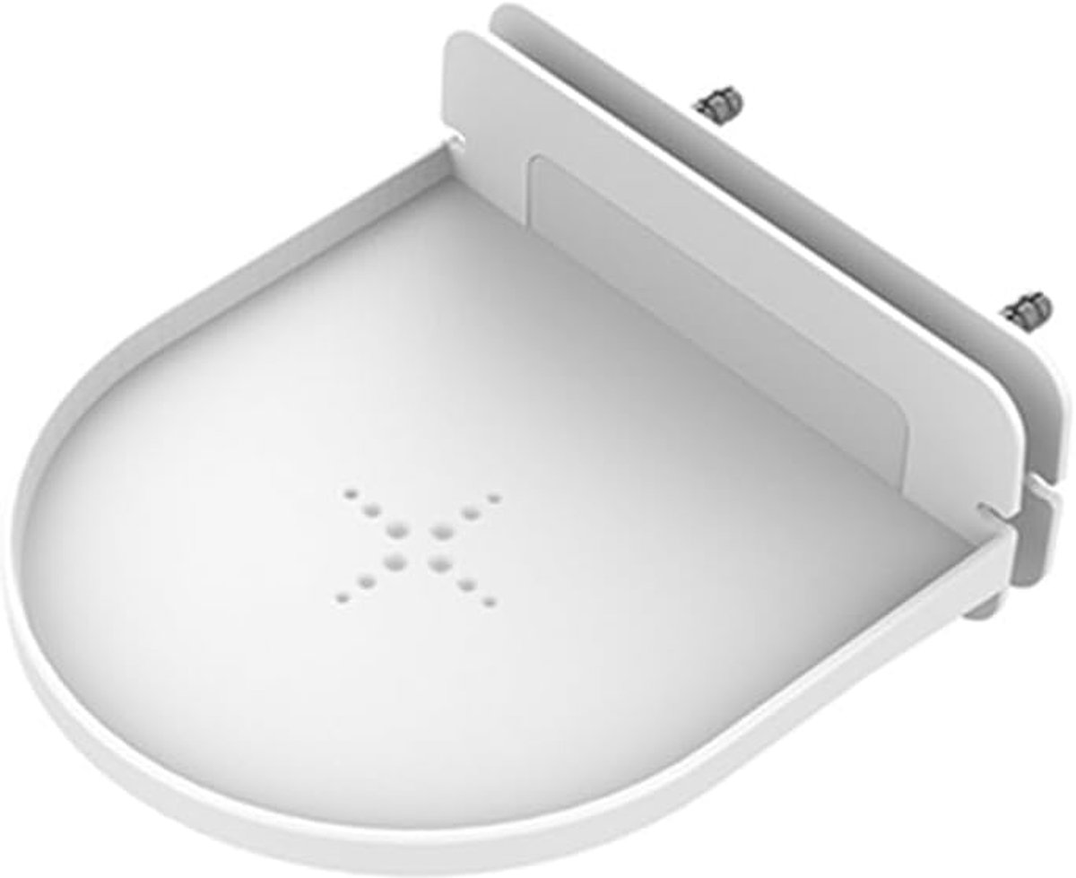 Wandhouder Router - Muurbevestiging Beugel - Netwerkapparaten Organiseren - Universele Compatibiliteit - Diameter < 124 mm - Wit