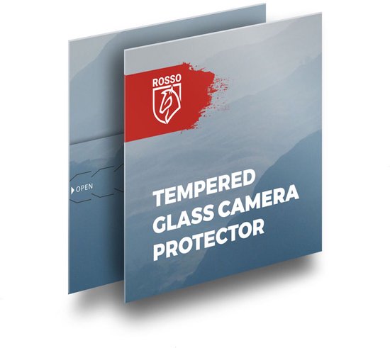 Protection d'objectif Rosso pour Apple 14 iPhone / 14 Pro Max - Compatible avec les coques - Tempered Glass 9H - Installation facile avec plateau - Transparent