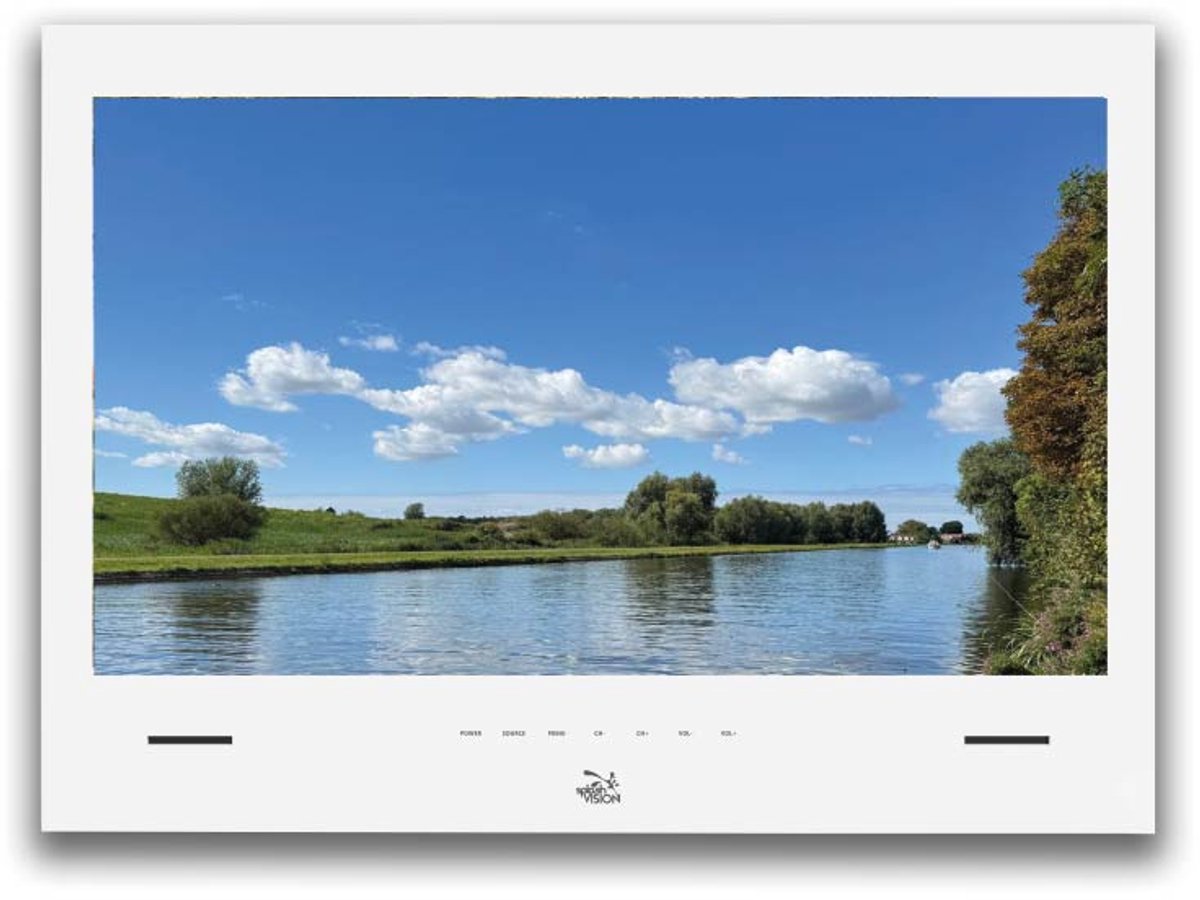 SplashVision® Waterdichte badkamer TV - ESI-32W Android LED Badkamer TV Wit