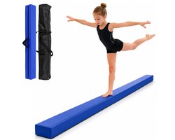 Turnbalk - 210cm - Makkelijk opbergen - Evenwichtsbalk - Voor thuis - Opvouwbaar - Turnen - ProSkill - Eva kern - Balans - Balance - Balk turnen - Balanstrainer