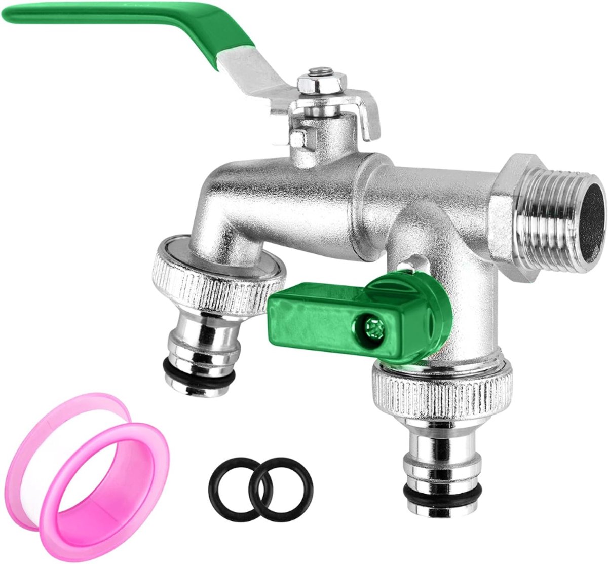 ZRNS® Buitenkraan Vorstvrij - Professionele Waterkraan Buiten - Waterverdeler - Dubbele Kraan