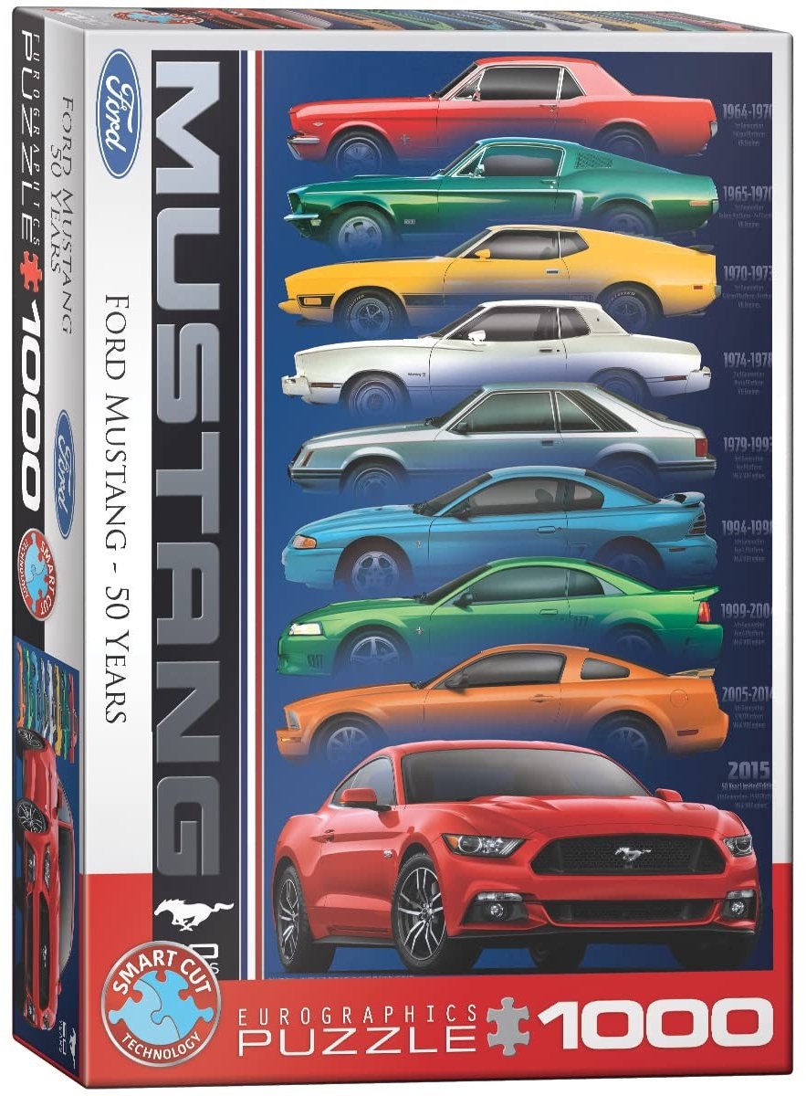 Solidchoice - Ford Mustang Puzzel van 1000 Stukken