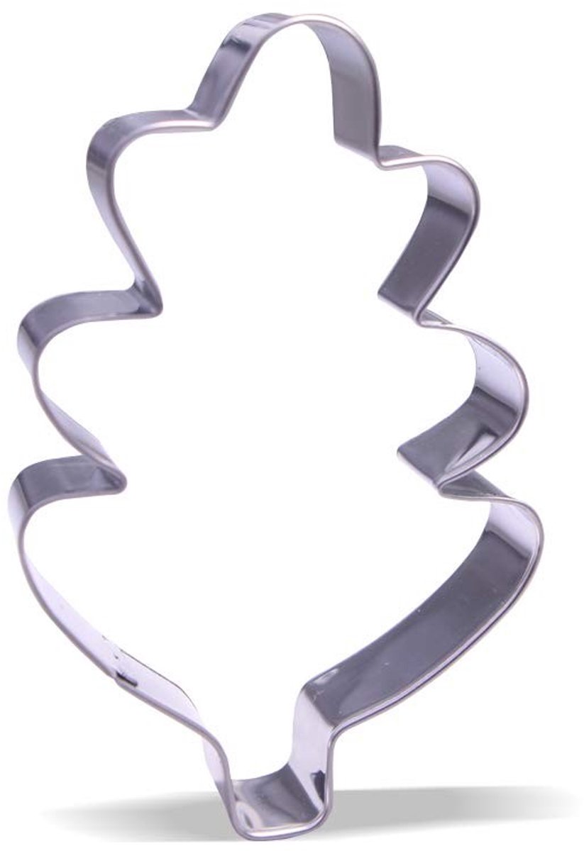 Solidchoice - 4.25 Inch Eikenblad Koekjes Snijder van RVS