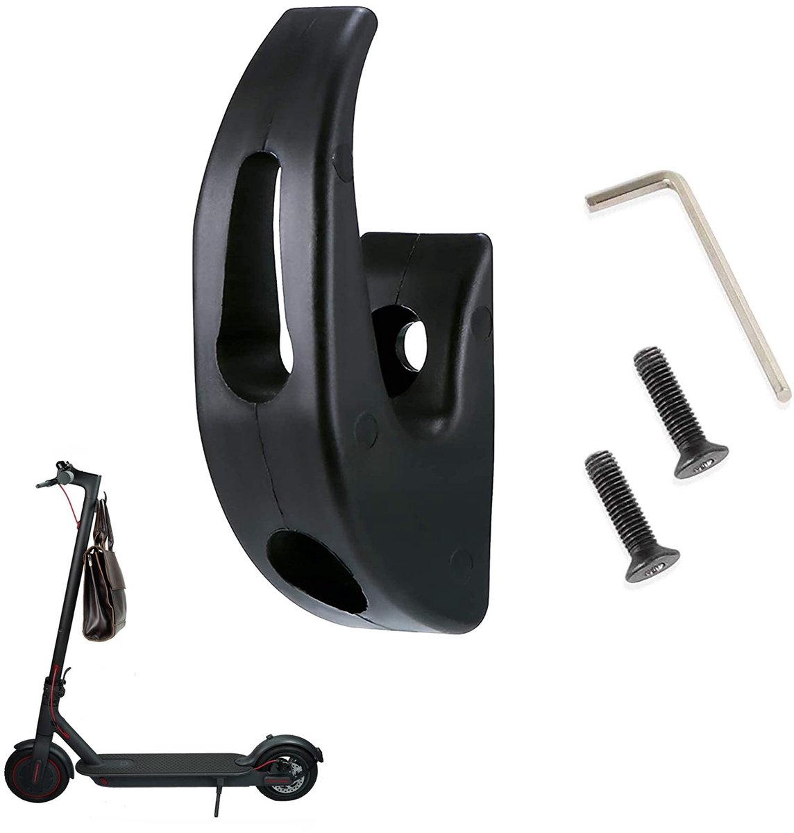 Solidchoice - Plastic Draaghaak voor Elektrische Scooter met Sterke Capaciteit