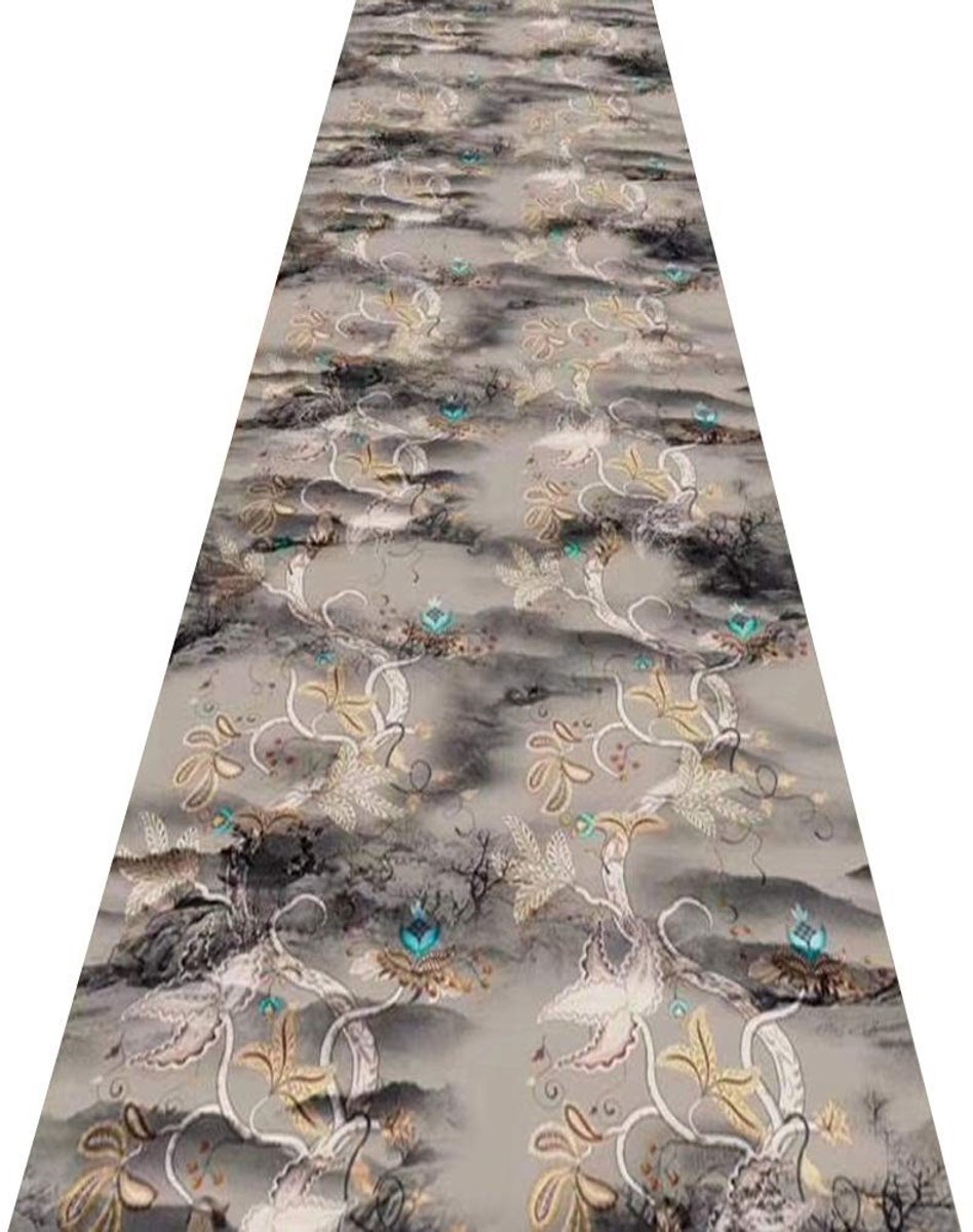 Solidchoice - Lange Runner Tapijt met Modern Abstract Ontwerp