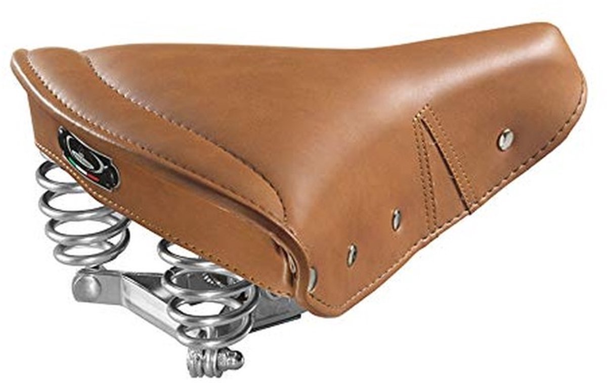 Solidchoice - Vintage Retro Fietszadel van Hoogwaardige Materialen
