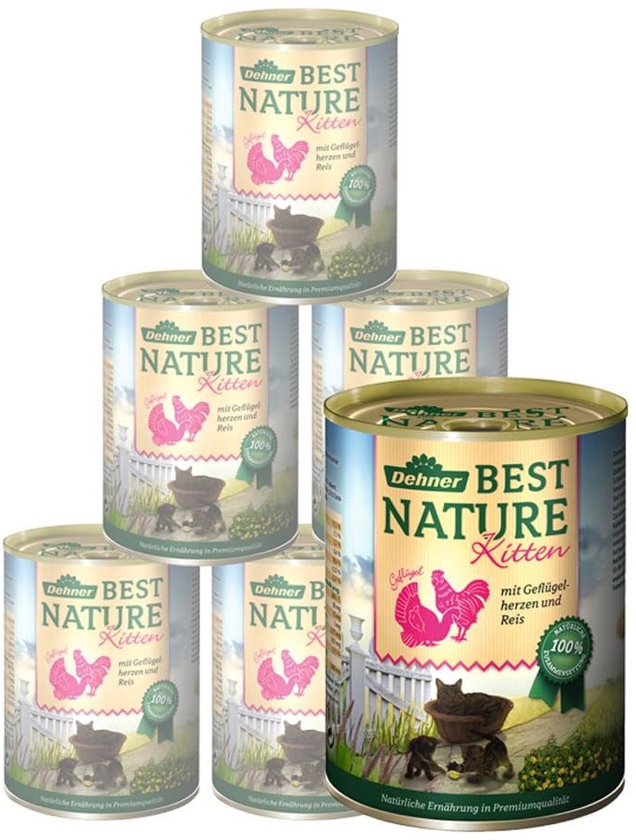 Solidchoice - Kitten Natvoer met Gevogelte en Rijst (6 x 400 g)