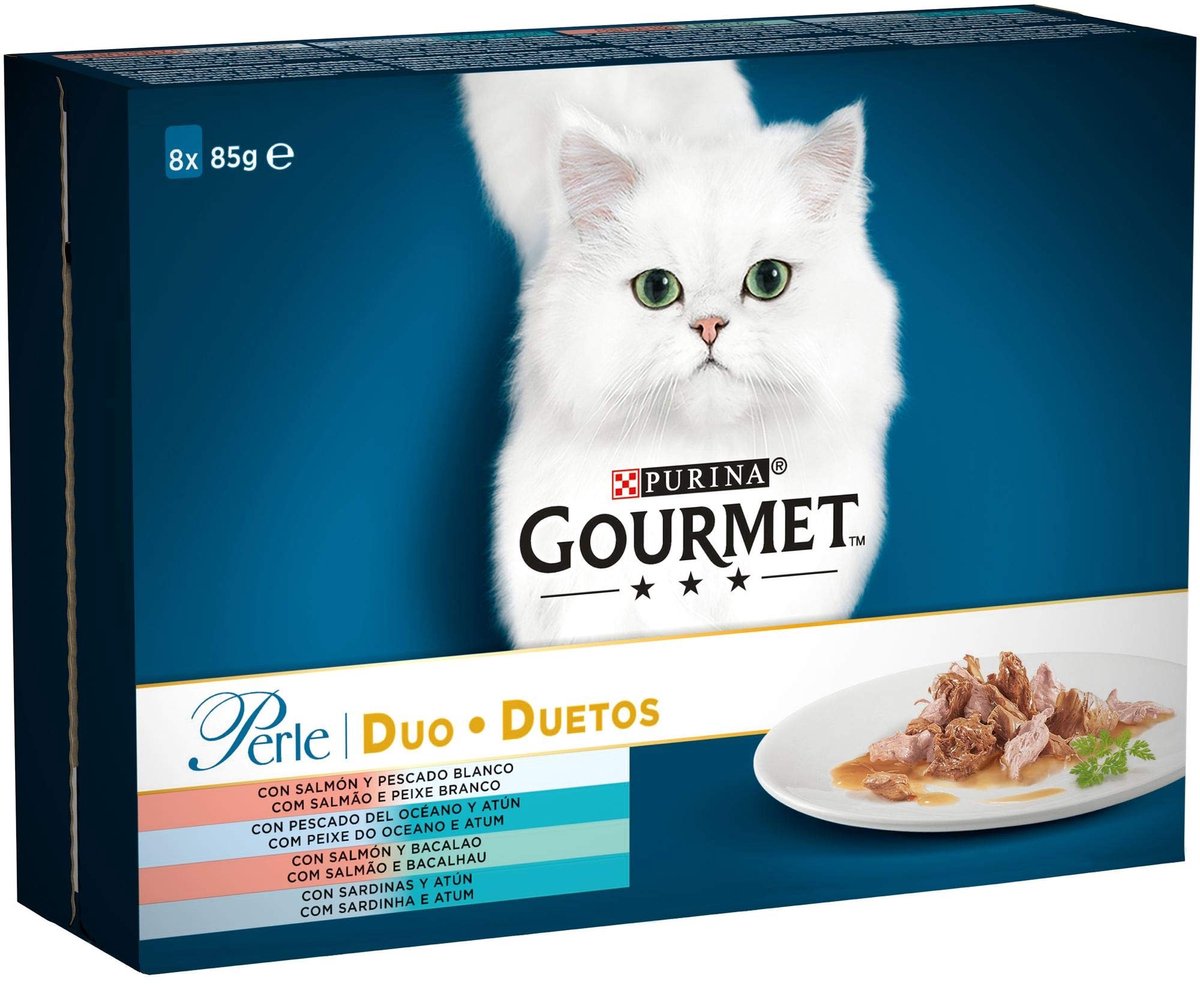 Solidchoice - Gourmet Duo del Mar Kattenvoer in Saus, 10 x 85 g