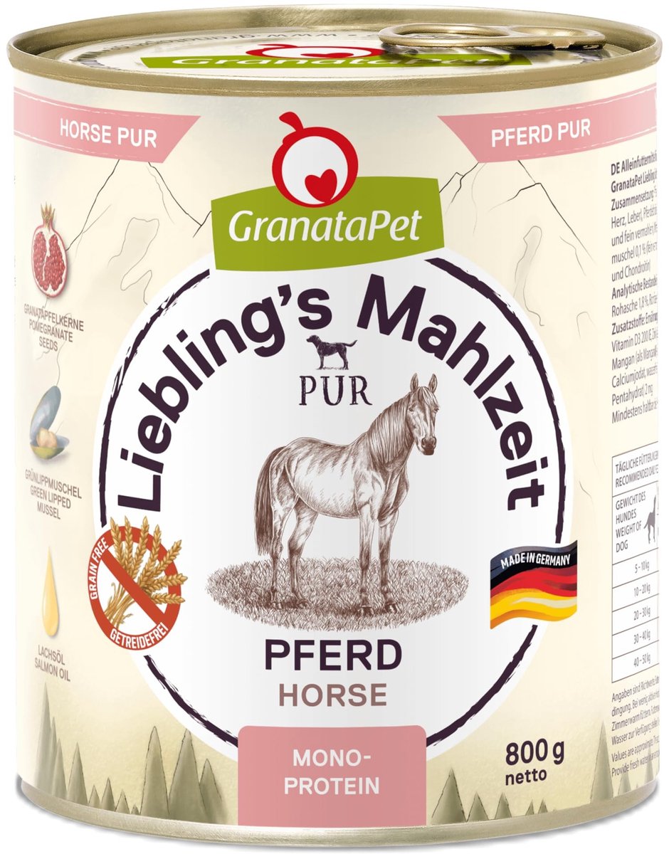 Solidchoice - Natvoer met Paardenvlees 6 x 800 g, Graanvrij