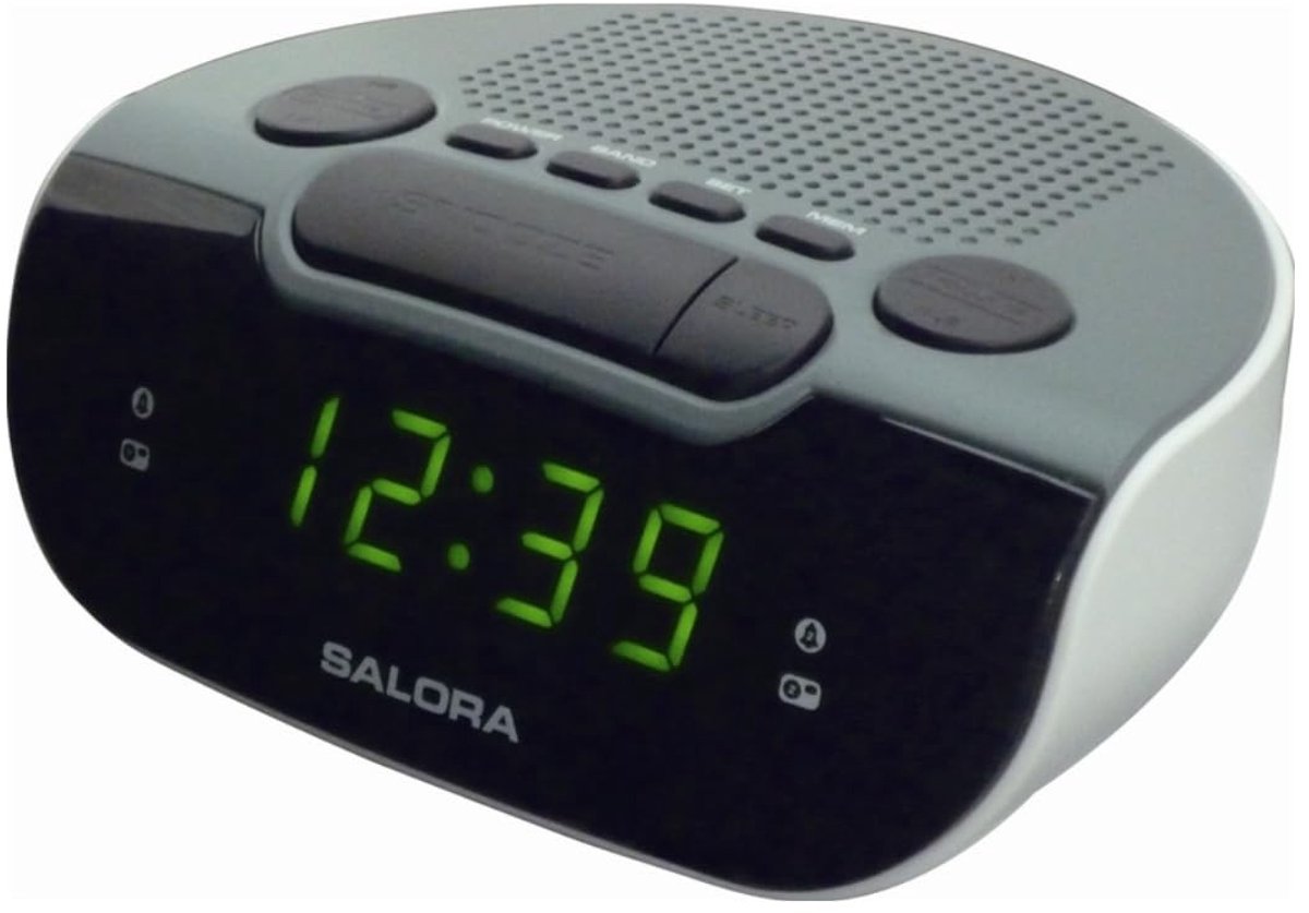 Solidchoice - Digitale Radio Alarmklok met Snooze en Sleepfunctie