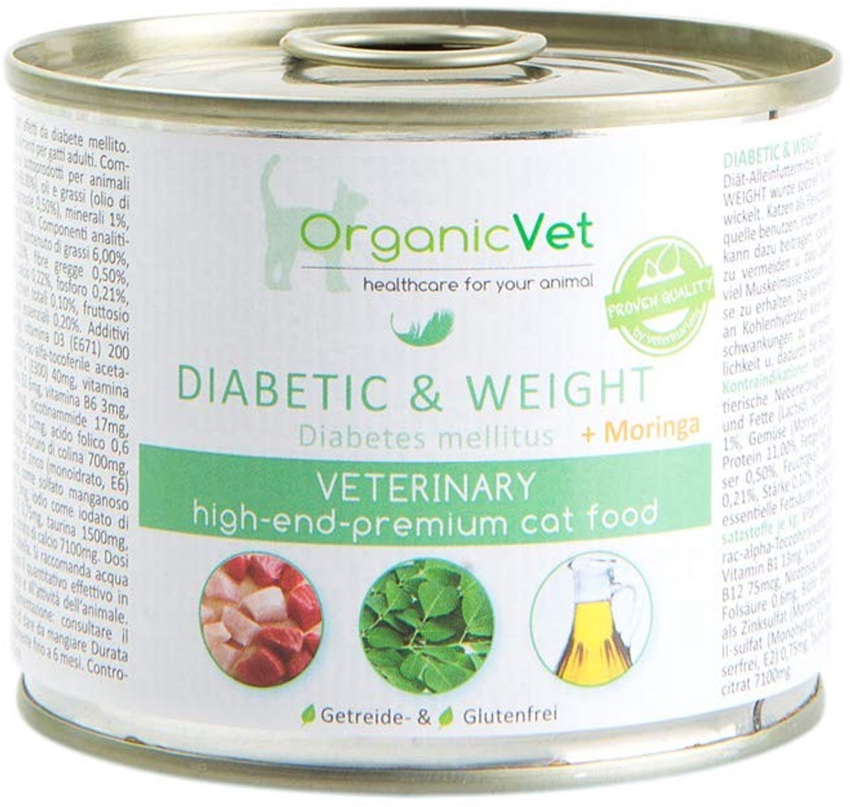Solidchoice - Diabetisch en Gewichtsbeheersing Kattenvoer, 6 x 200 g