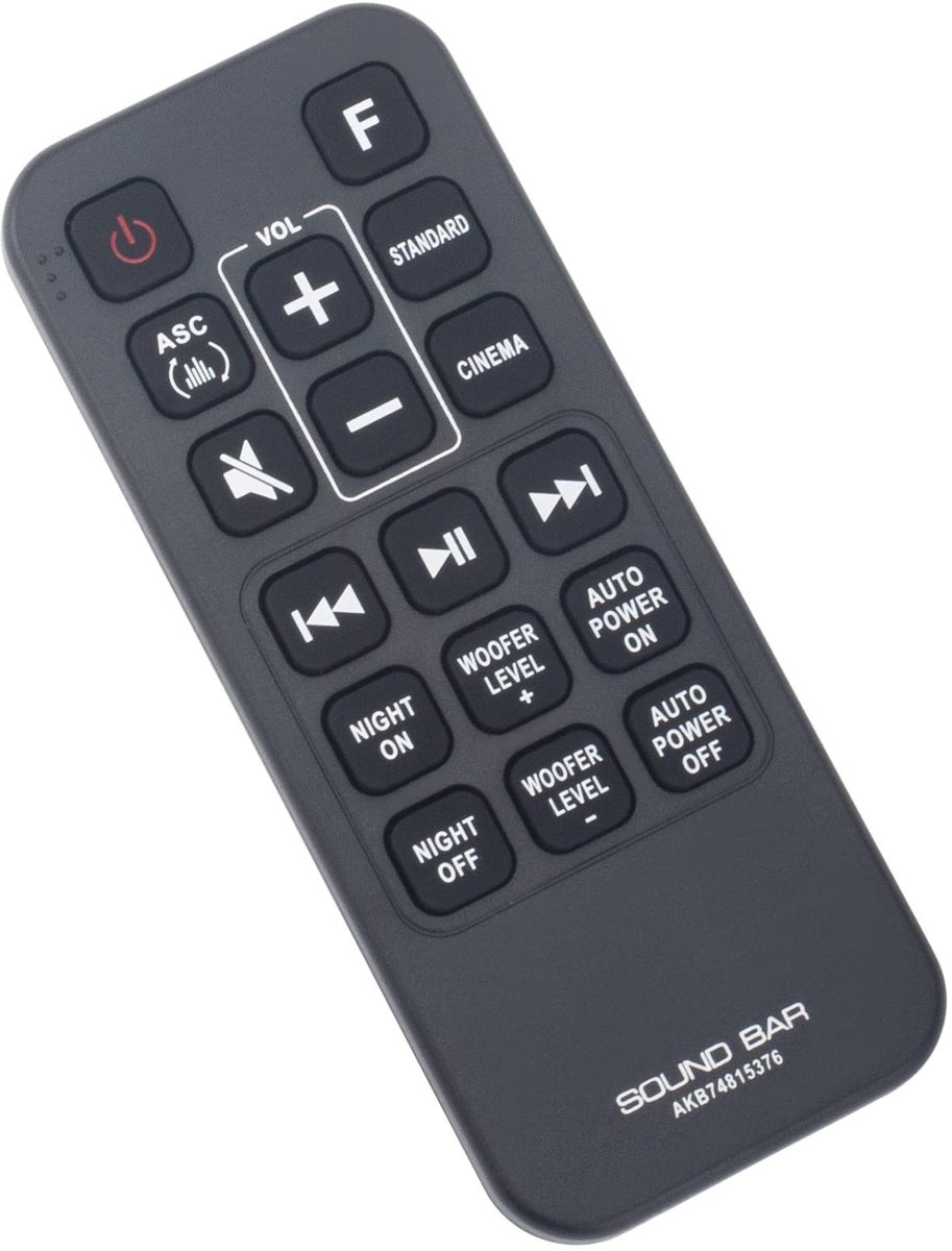 Solidchoice - Vervangende Afstandsbediening voor LG Soundbar