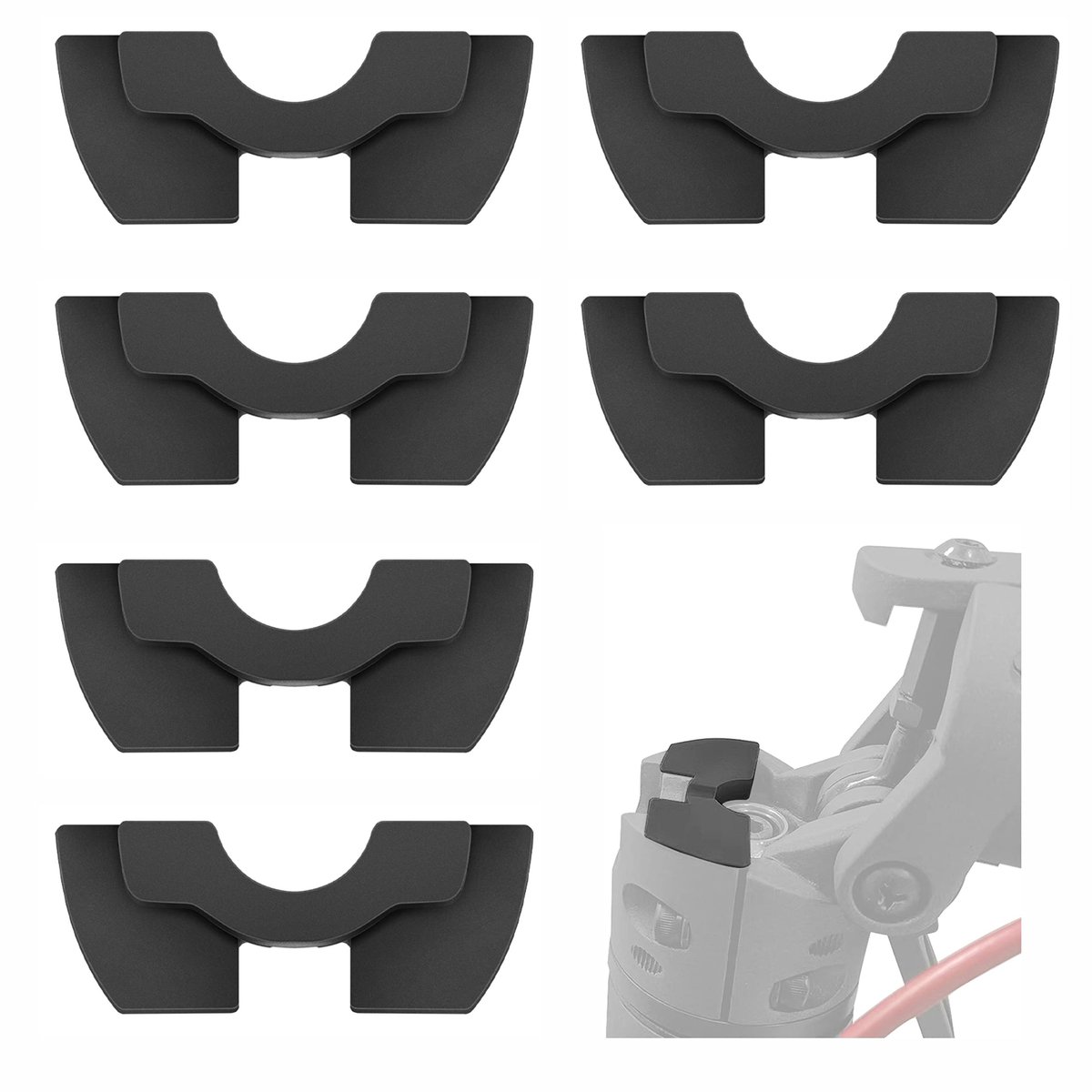 Solidchoice - Set van 6 Vibration Dampers voor Elektrische Scooter