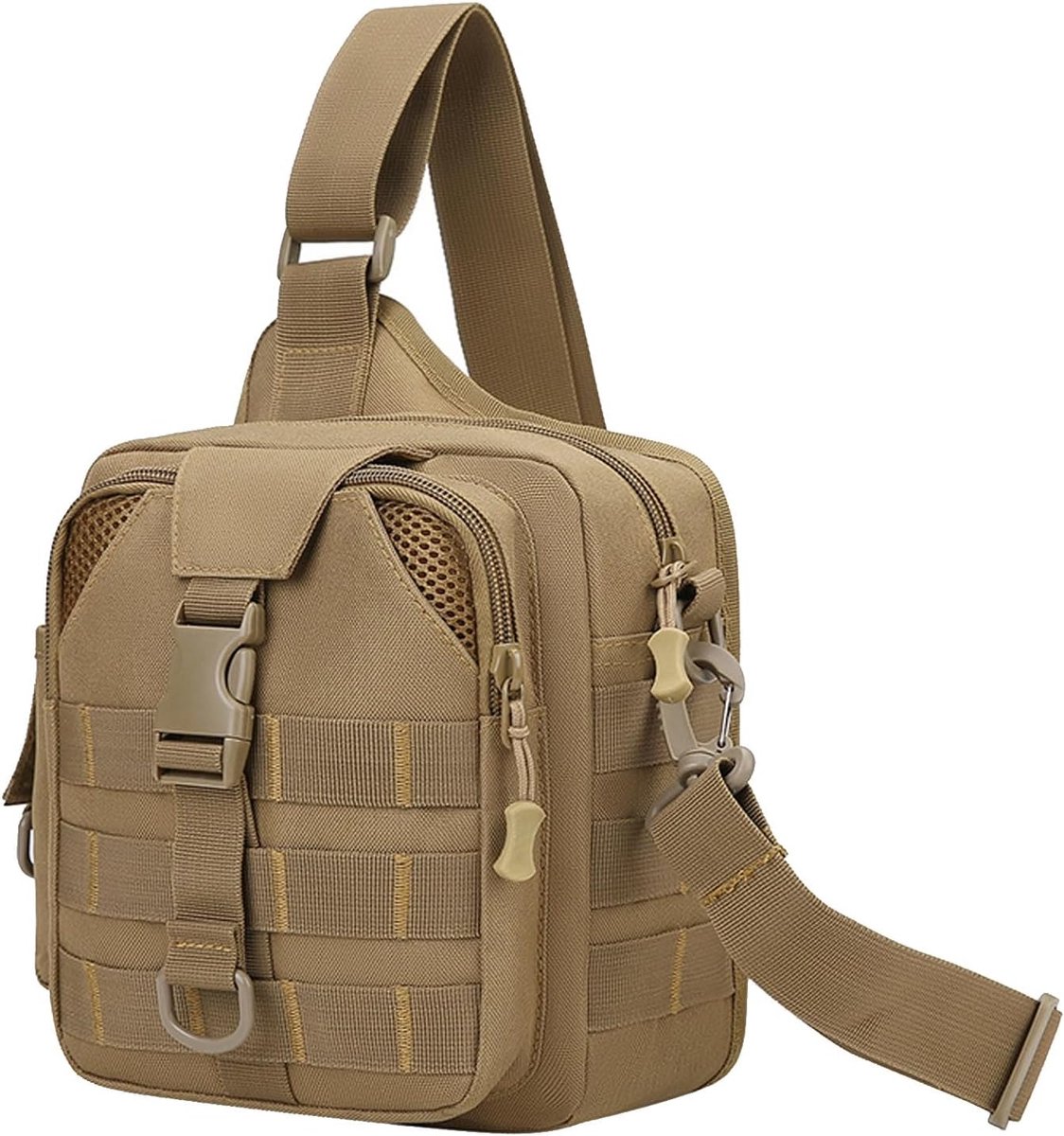 KZQ Crossbody Schoudertas voor Outdoor, Wandelen en Vissen, met Verstelbare Band, Geschikt voor Stedelijk en Buitengebruik