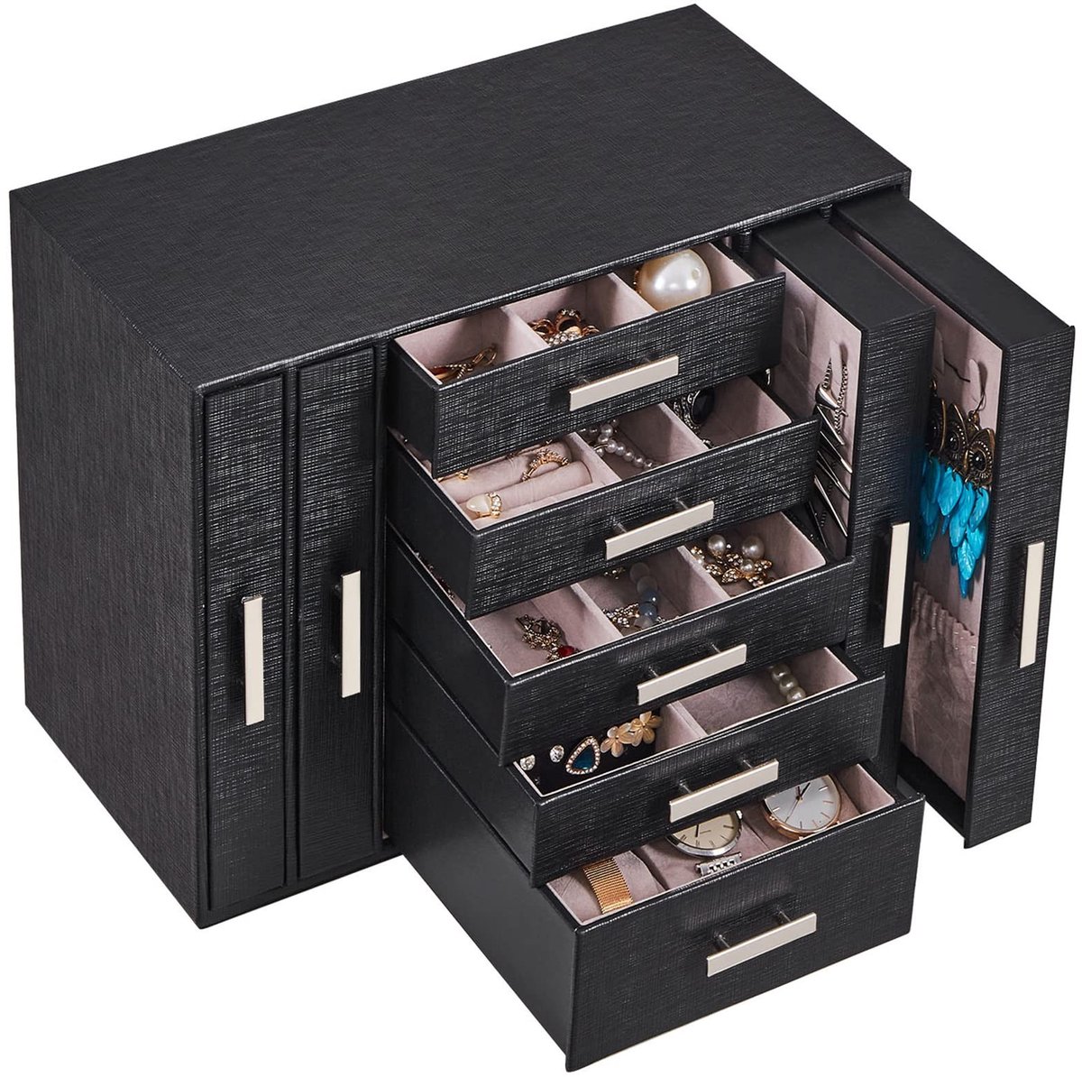 Solidchoice - Grote Sieraden Organizer met 9 Lades voor Vrouwen