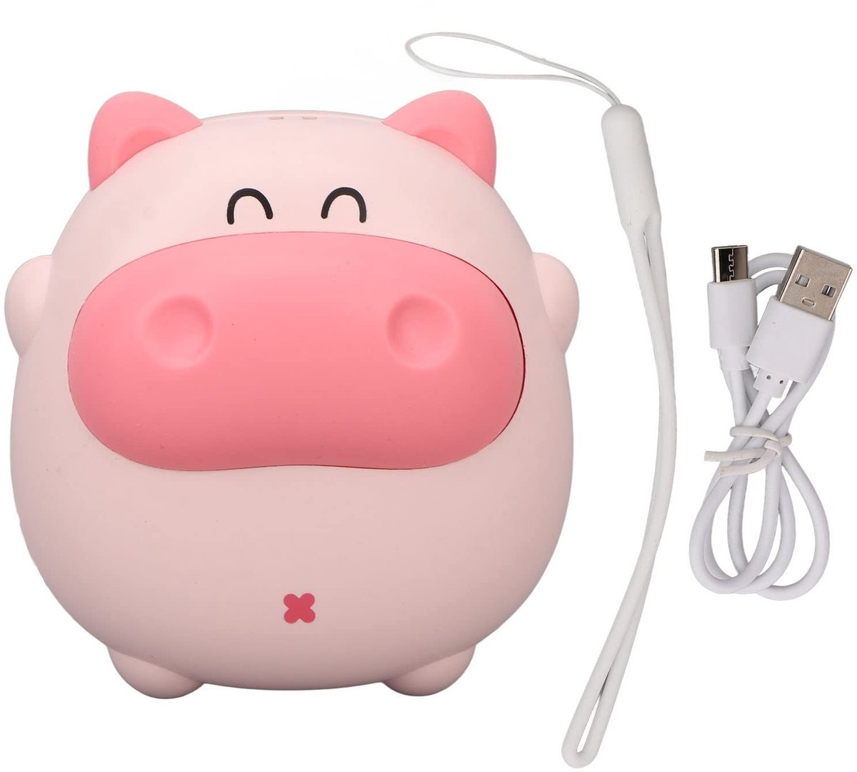 Solidchoice - Schattige Varkenshandwarmer met USB Oplaadfunctie