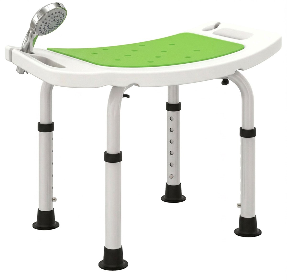HOMCOM douchekruk - aluminium - 52x31x52cm - groen