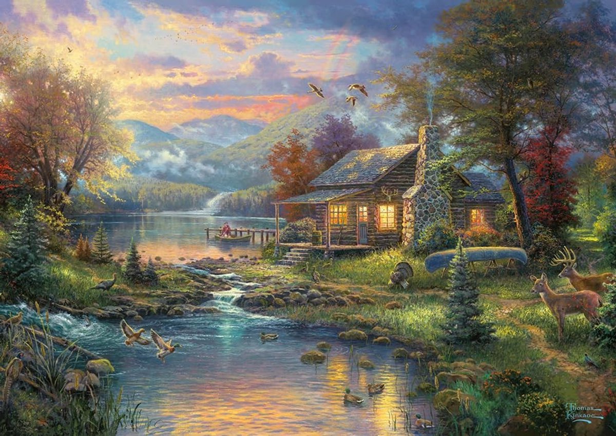 Solidchoice - Thomas Kinkade Nature's Paradise 500 Stukjes Puzzel