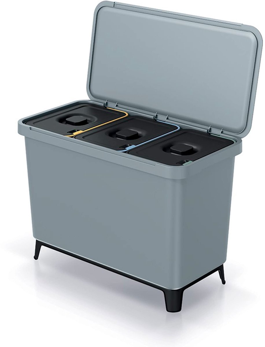 Solidchoice - KEDEN Recycling Sorteringssysteem met 3 Bakken van 10 Liter
